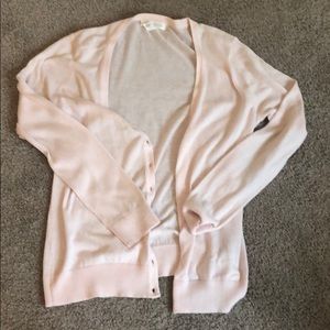 Forever 21 light pink cardigan